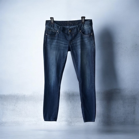 Express Denim - Express Women's Deep Indigo Skinny Jeans